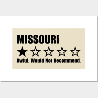 Missouri One Star Review Posters and Art